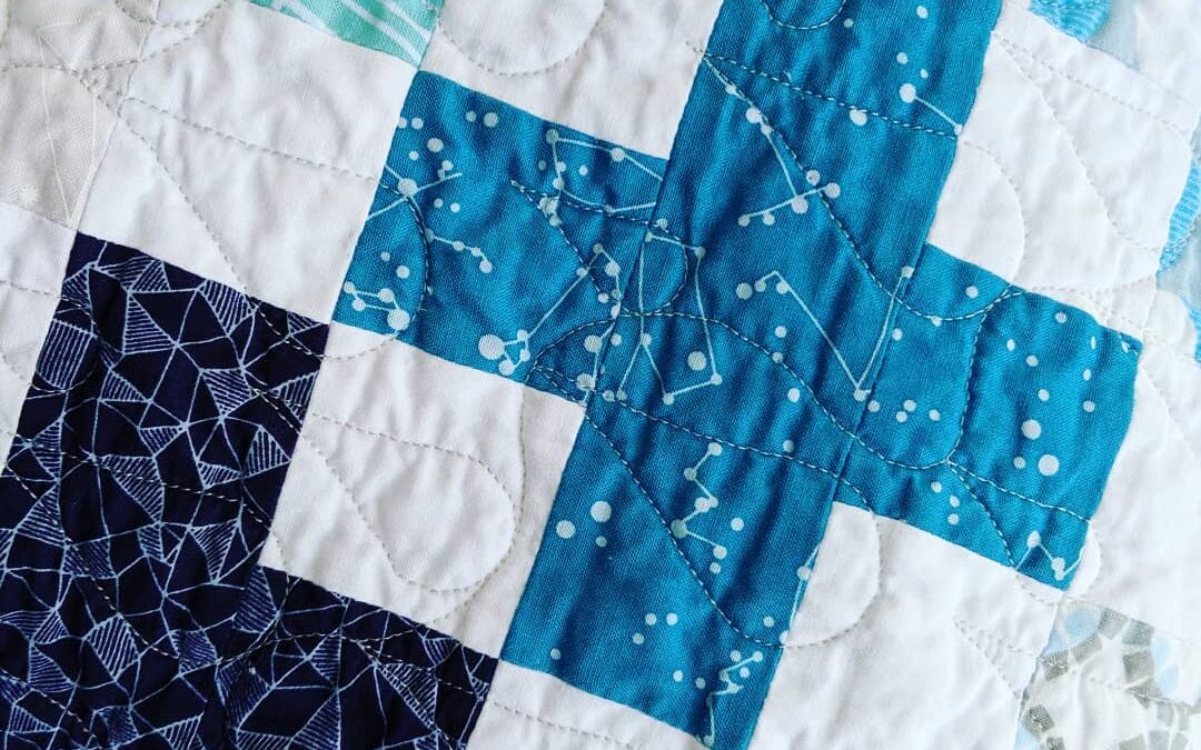 Cross stitch quilt