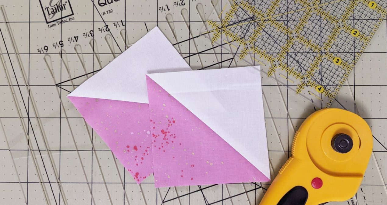 All About Half Square Triangles: How to Trim Them